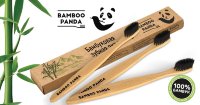 Зубная щетка, бамбуковая ручка. арт.Panda